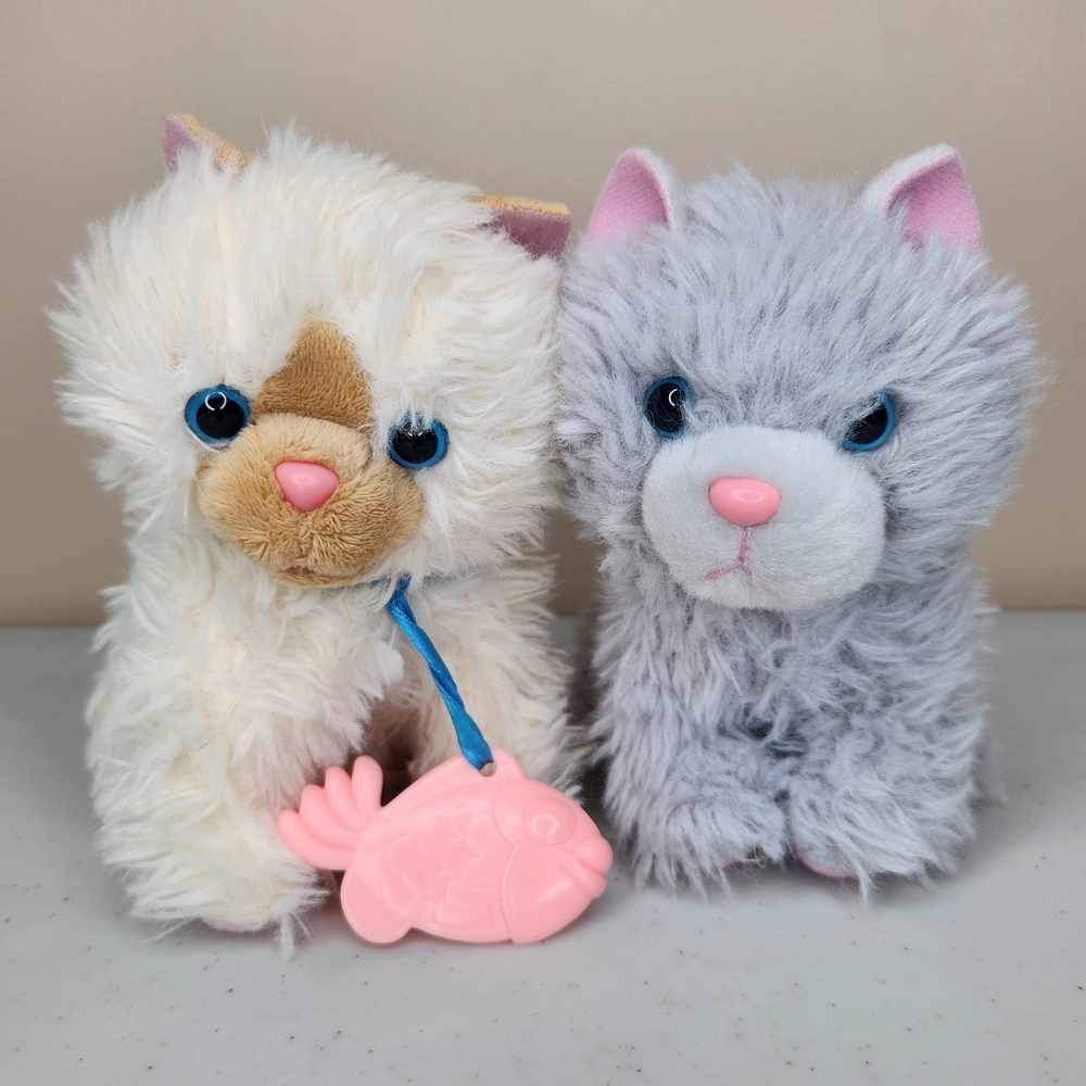 Animagic Scruffies Plush Interactive Meowing Purring Cats